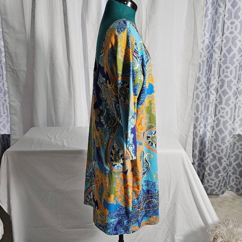 Joyous & Free Beaded Boho Dress – Size XL - Picture 6 of 11